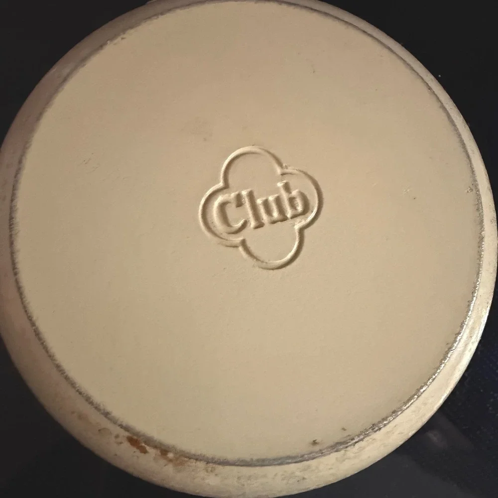 Vintage Club Aluminum‎ 1.5 Qt Saucepan Pot Lid Harvest Gold Yellow Cream 6.5